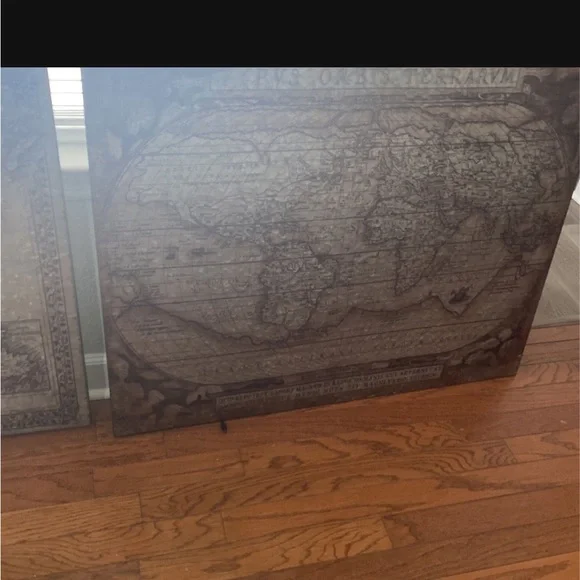 Map metal wall decor - Picture 2 of 2